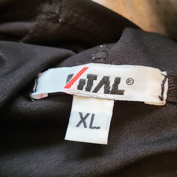 (1279) Vital Woman's Long Sleeve full zip warm-up jacket, Size: XL Color: Black - Picture 5 of 9